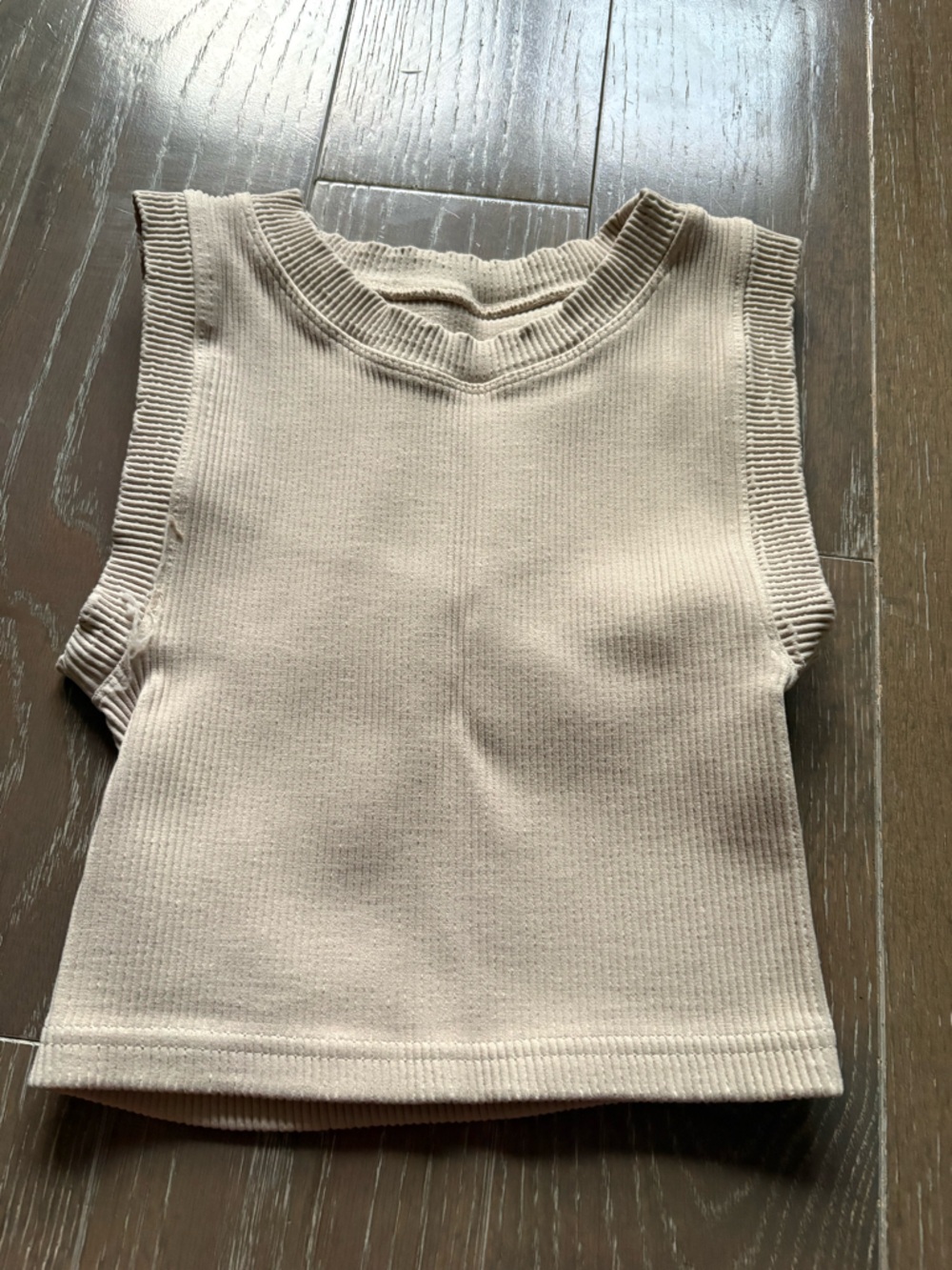 FP movement happiness runs muscle tank in xs/s in tan
